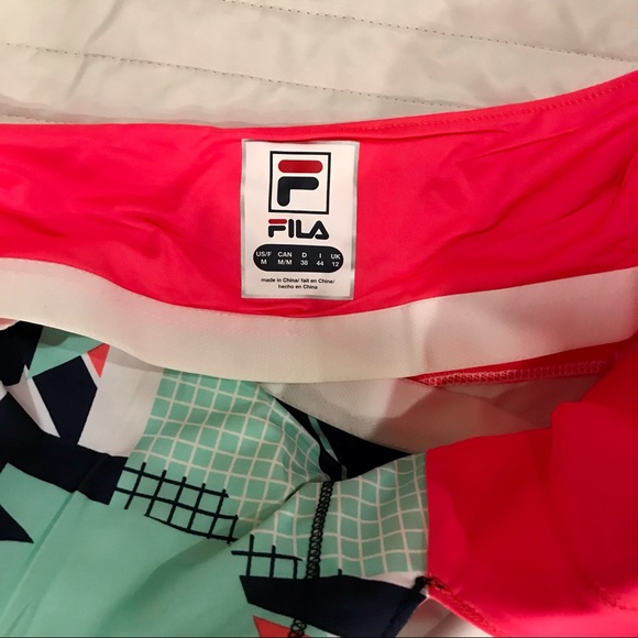 Fila multicolor performance halter top. Size M. NWT - Picture 6 of 11